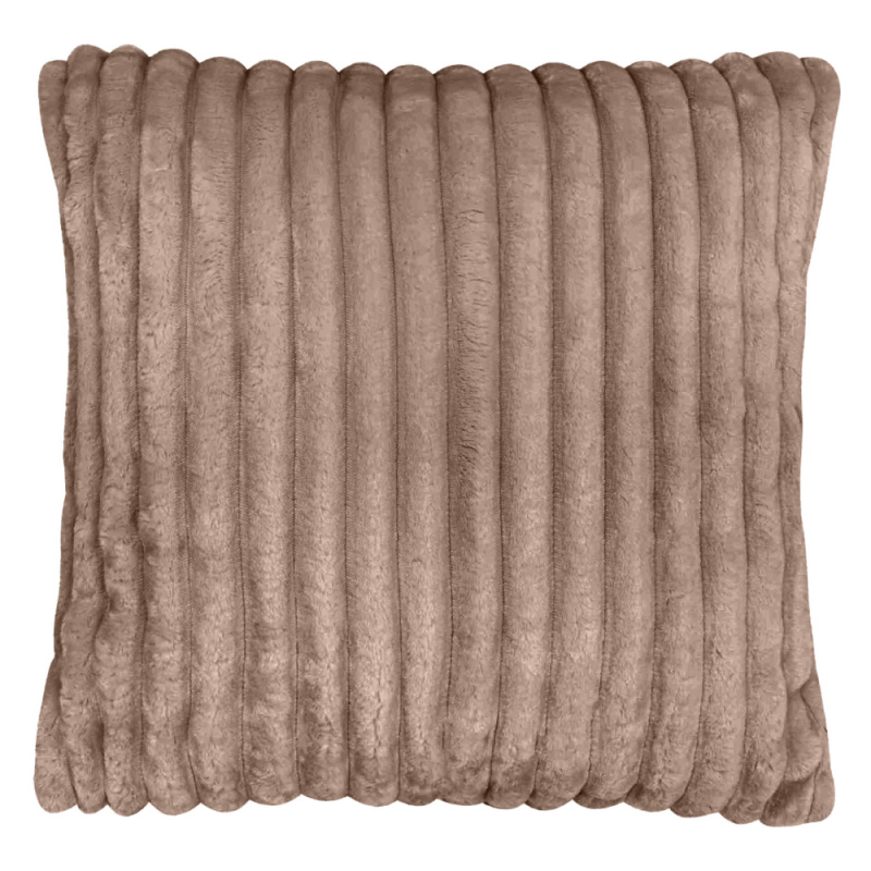 Polštář, hnědá, 45x45, CHALET