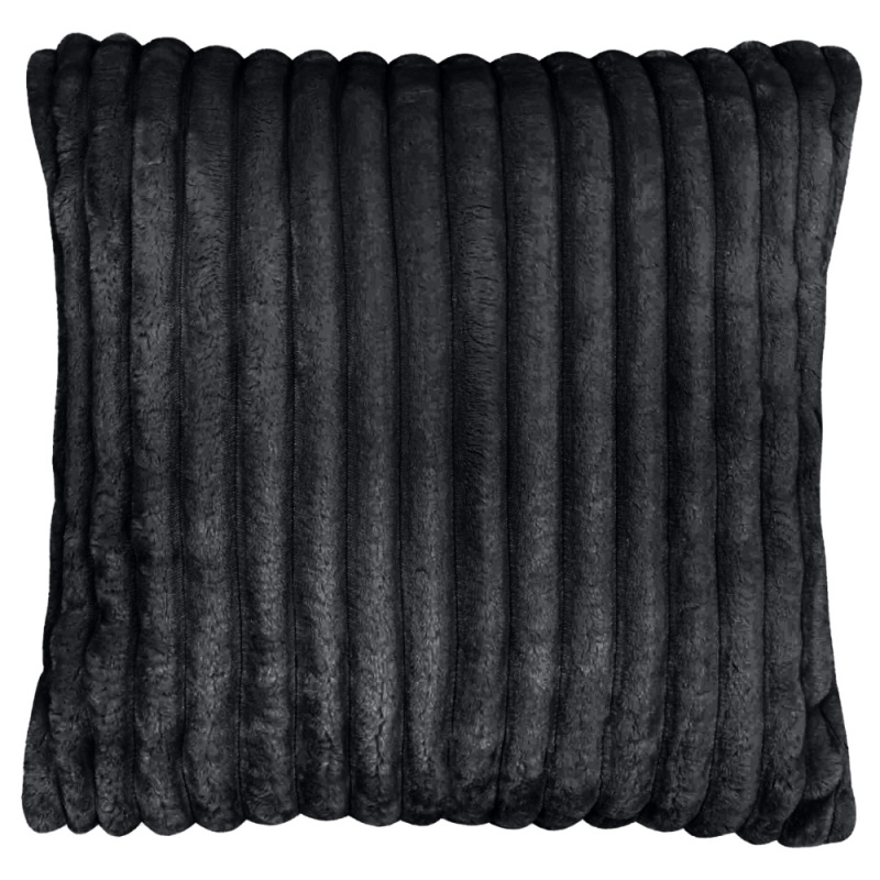 Polštář, černá, 45x45, CHALET