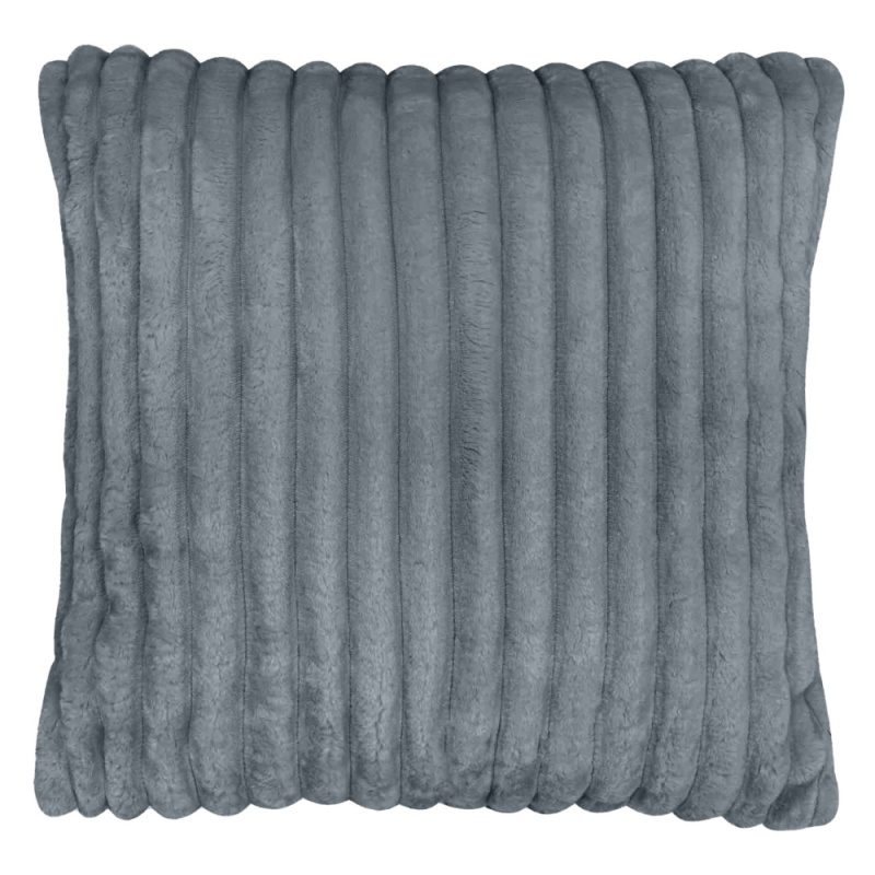 Polštář, šedá, 45x45, CHALET