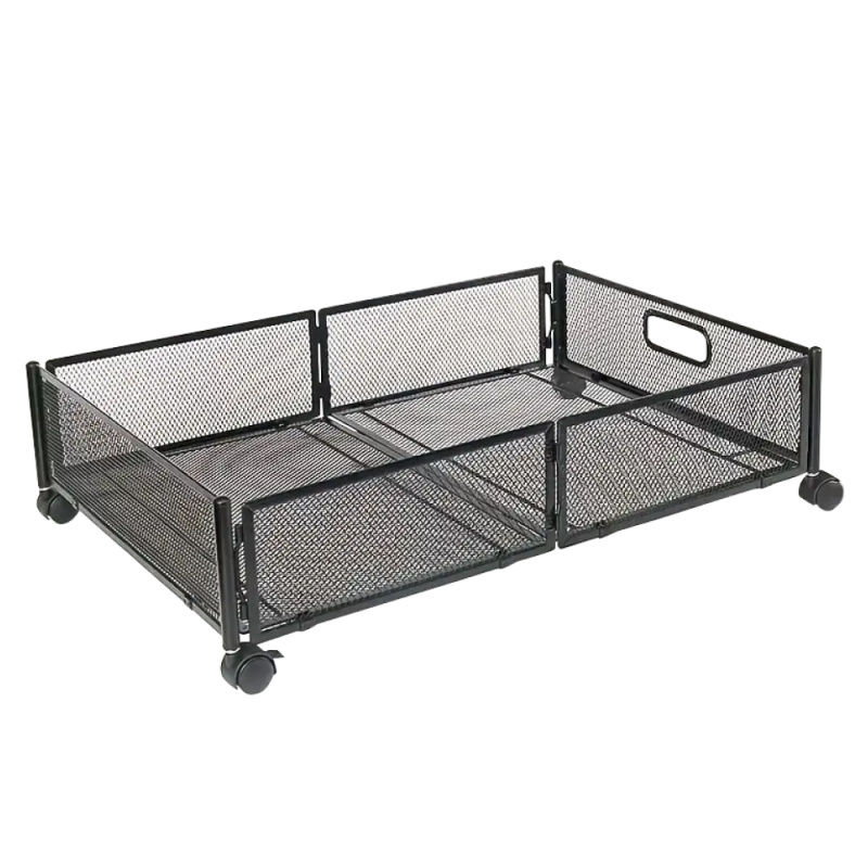 Organizér pod postel s kolečky, černá, TOMKO TYP 1