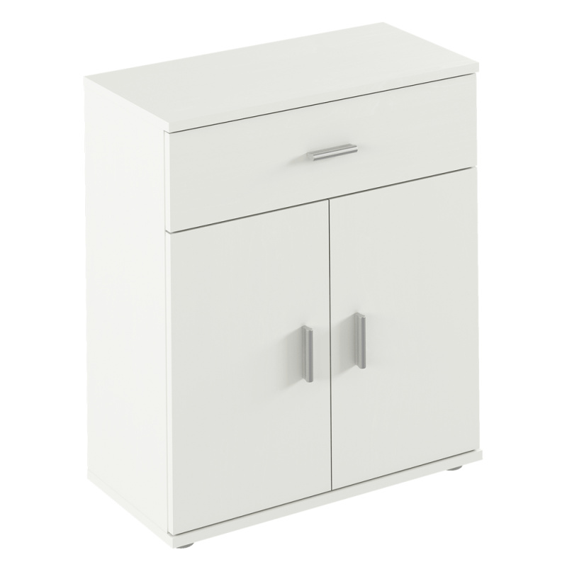 Komoda, bílá, ADELI TYP 2 R2, rozbalené zboží