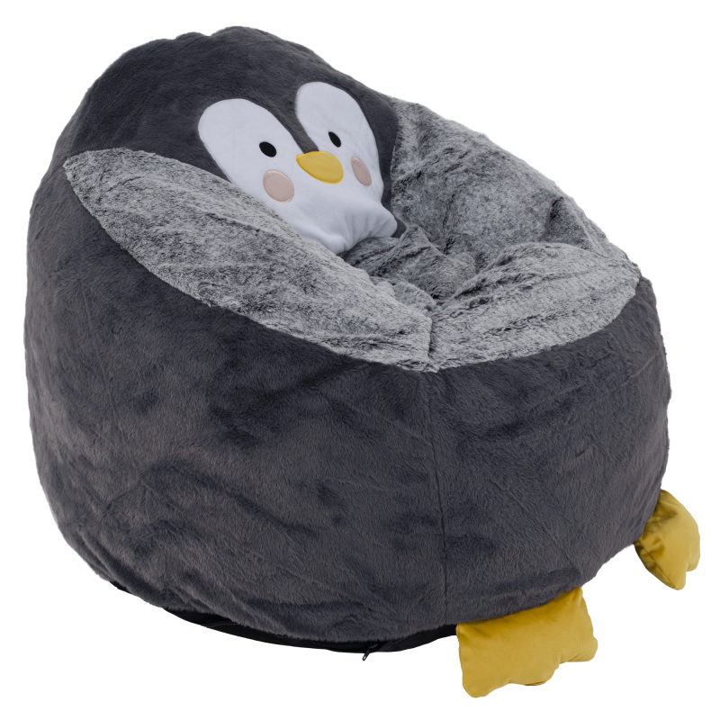 Sedací pytel tučňák, šedá, PINGO RP1, rozbalené zboží