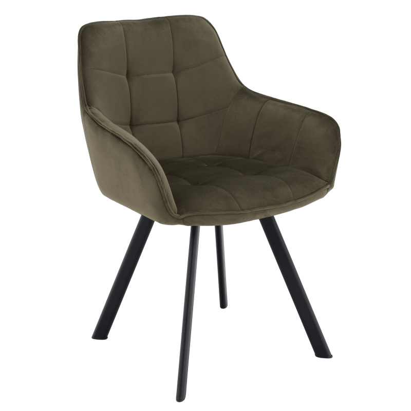 Designové křeslo, zelená Velvet/černá, PETIN RP1, rozbalené zboží