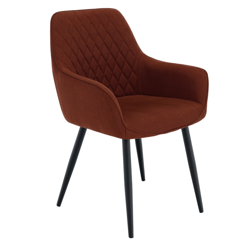 Designové křeslo, hnědá/černá, OSKOR RP1, rozbalené zboží