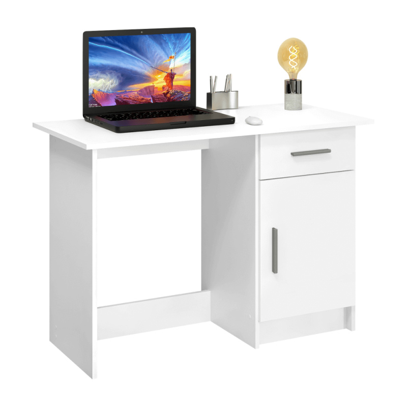 Univerzální PC stůl, bílá, SIRISS NEW R1, rozbalené zboží