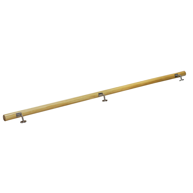 Madlo/zábradlí, masivní dřevo, přírodní, 200 cm, MANEL TYP 2