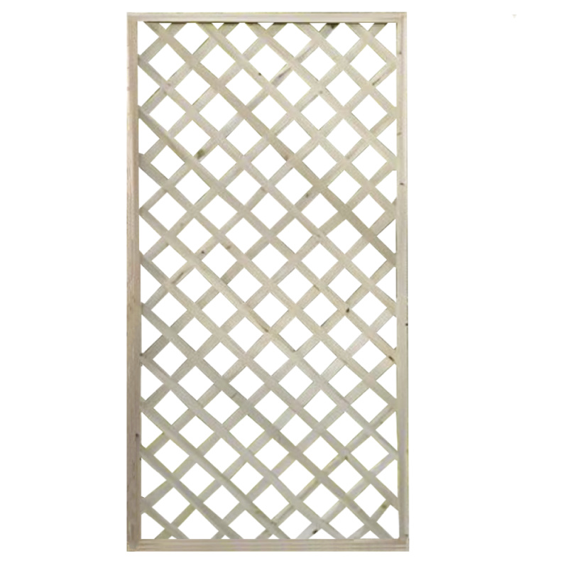 Mřížková zástěna, přírodní, dřevo, 90x150 cm, KALIFE TYP 3 RP1, rozbalené zboží