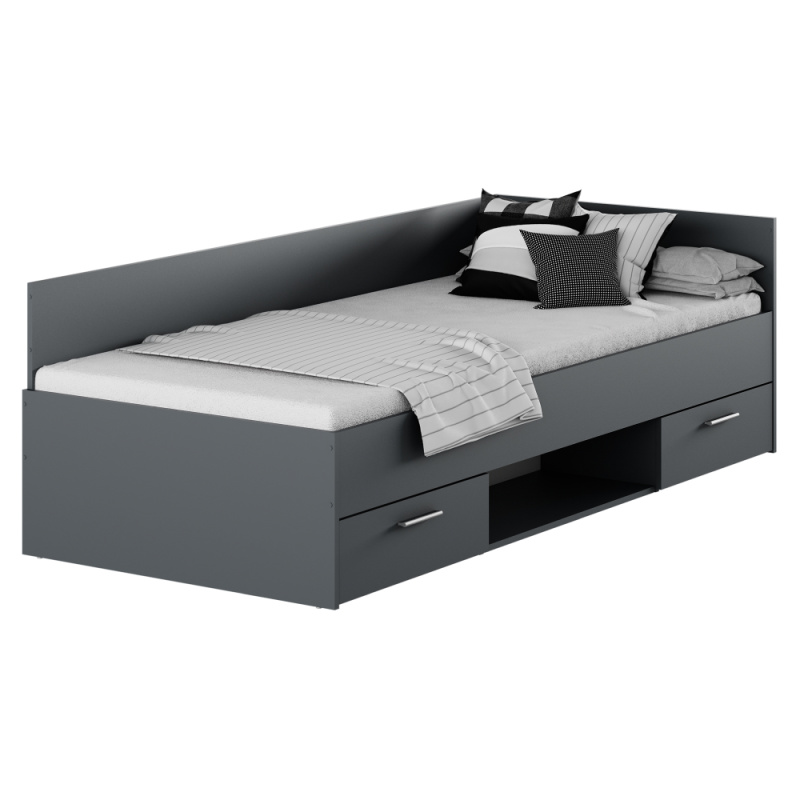 Postel, 90x200, grafit, BOAT