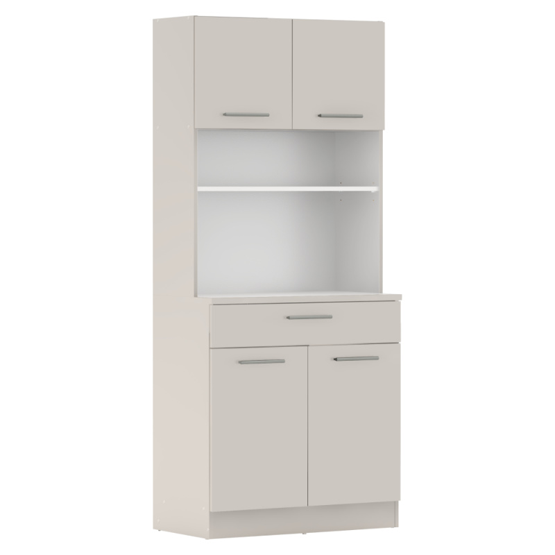 Čtyřdveřový kredenc, kašmír, DOMIS NEW