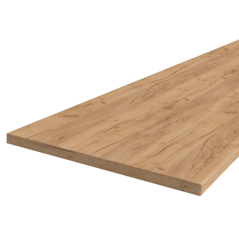 Pracovní deska, tloušťka 3,8 cm, K003, dub craft zlatý