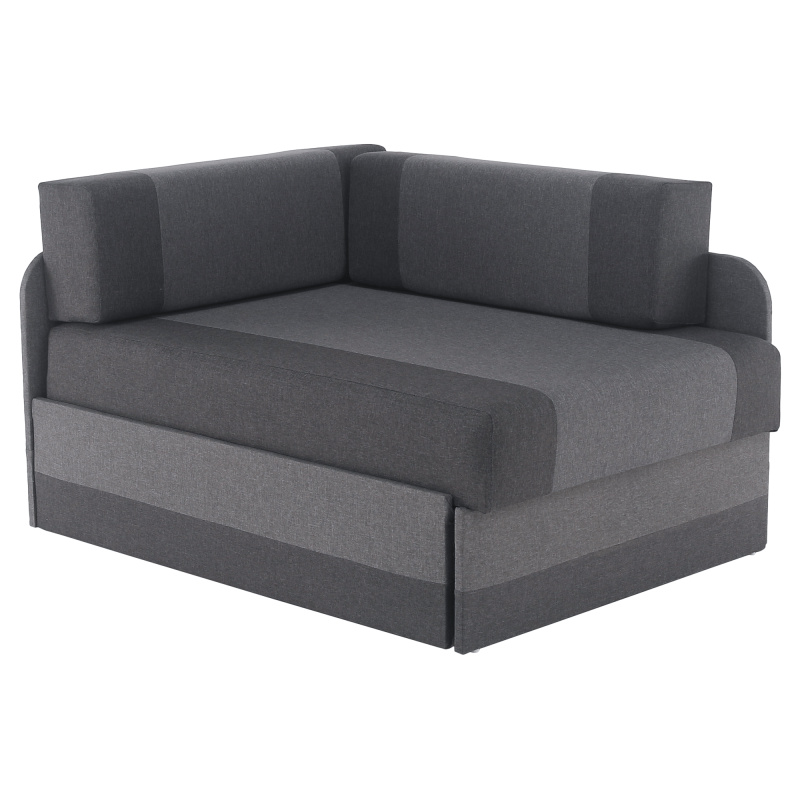 Rozkládací pohovka, tmavě šedá/šedá, MONTES UNI P3, poškozené zboží