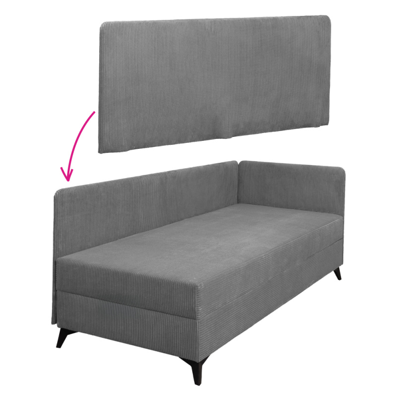 Bočnice k válendě, tmavě šedá, ISIB