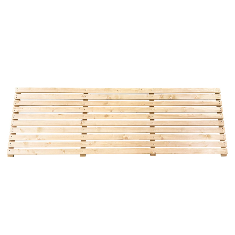 Zahradní zástěna, hnědá, dřevo, 180x60 cm, FILDO TYP 1