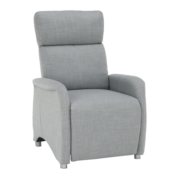 Polohovací křeslo, látka šedá , FOREST R3, rozbalené zboží