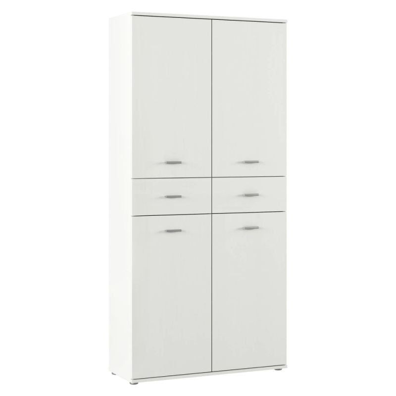 Botníková skříň/regál, bílá, VILOT R1, rozbalené zboží