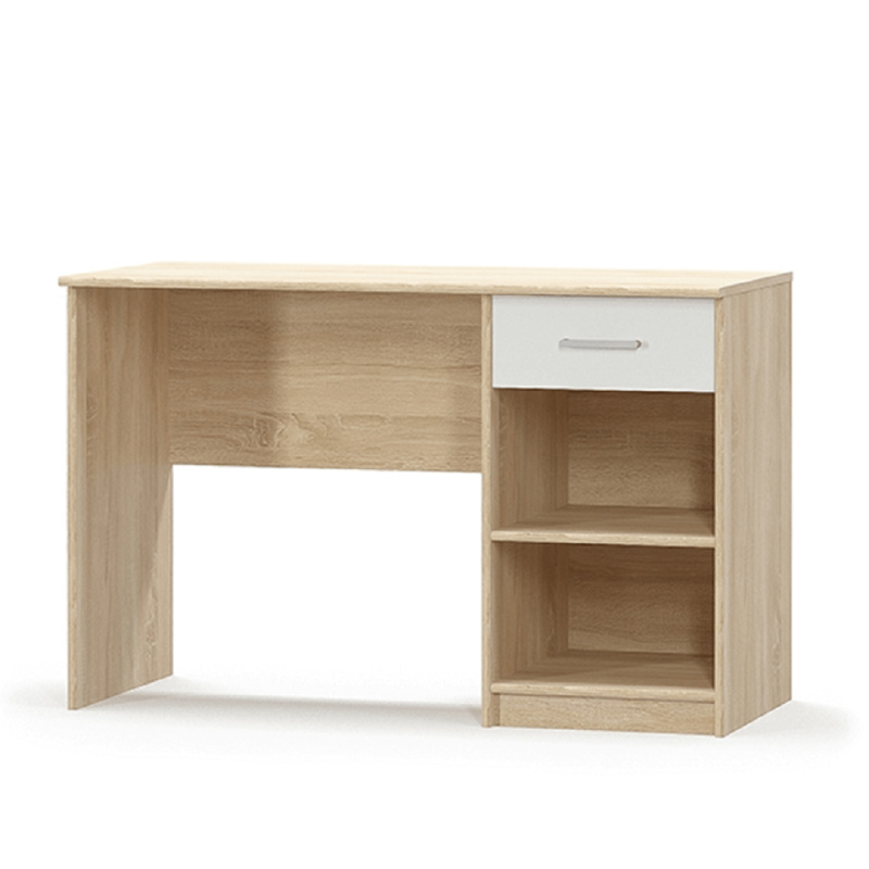 PC stůl 1S, bílá/dub sonoma, TEYO R3, rozbalené zboží