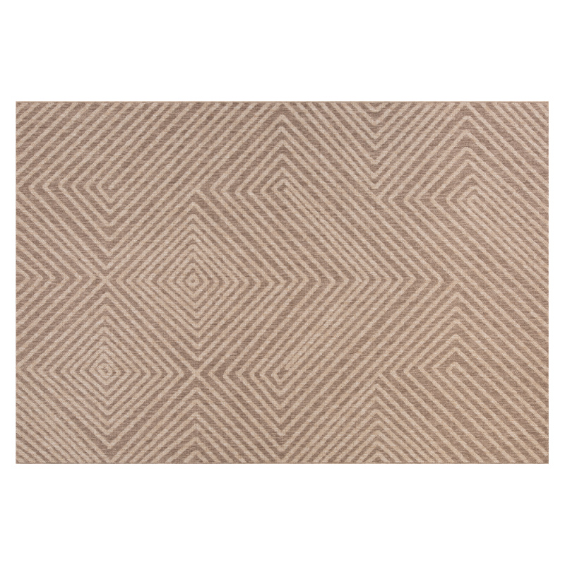 Terasový koberec, hnědobéžová, vzor, 200x280, DAWN TYP 1