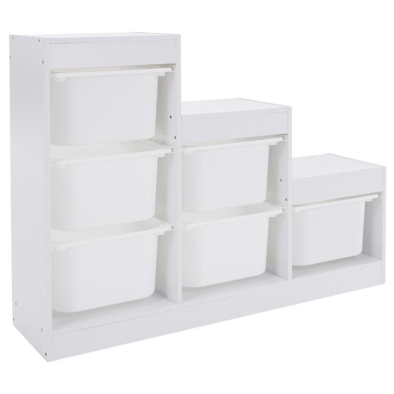 Regál pyramida, bílá, TRINIS RP1, rozbalené zboží