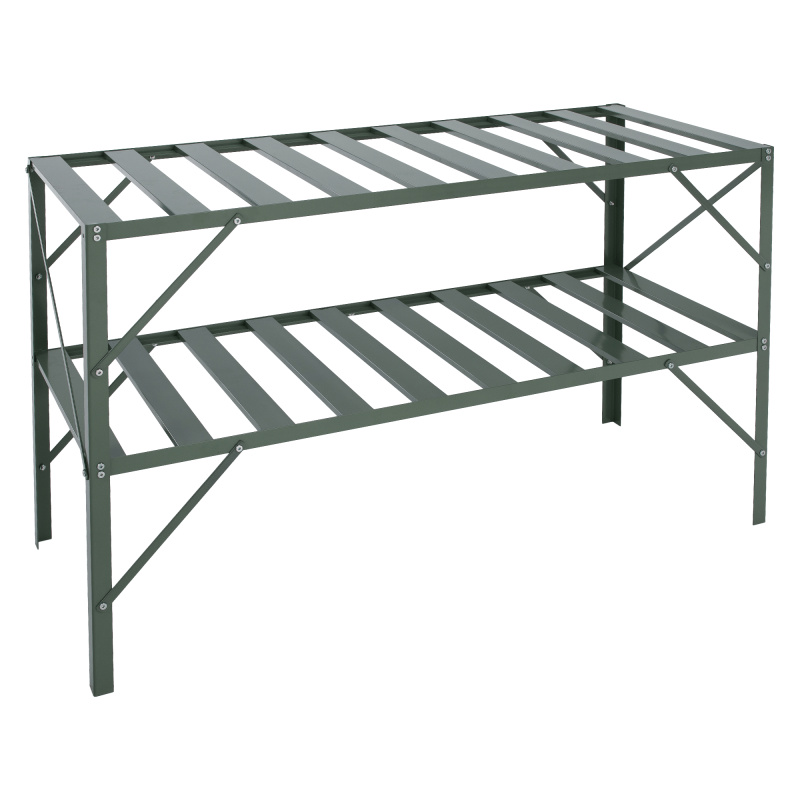 Regál do skleníku, zelená, DARZIN NEW TYP 2 RP1, rozbalené zboží