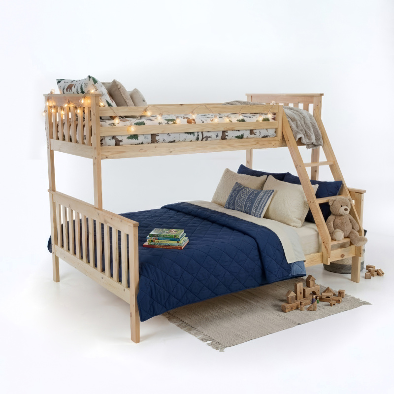 Patrová rozložitelná postel, přírodní, LUINI RP1, rozbalené zboží