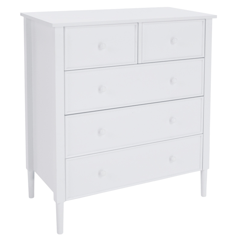 Komoda, bílá, TEANA RP1, rozbalené zboží