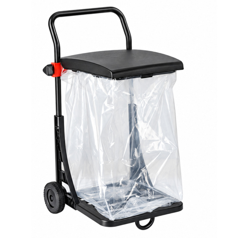 Univerzální zahradní vozík, 80 l, černá, LAGY