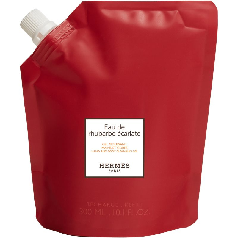 HERMÈS Le Bain Eau de rhubarbe écarlate čisticí gel na ruce a tělo unisex 300 ml
