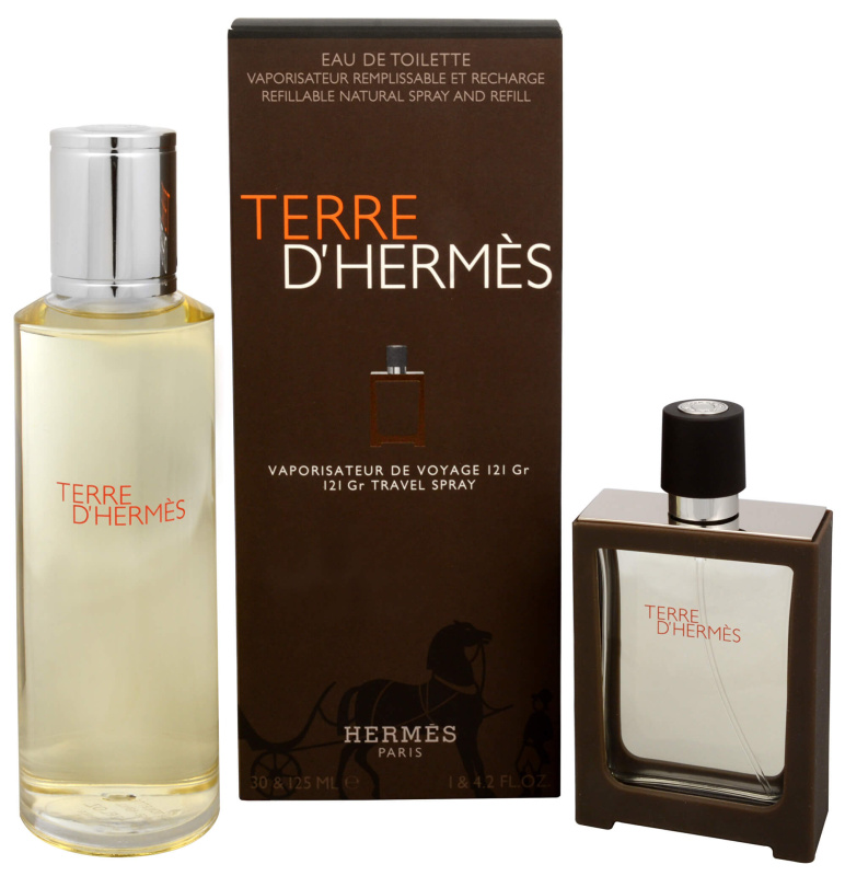 Hermes Terre D´ Hermes - EDT 30 ml (plnitelná) + EDT 125 ml (náplň)