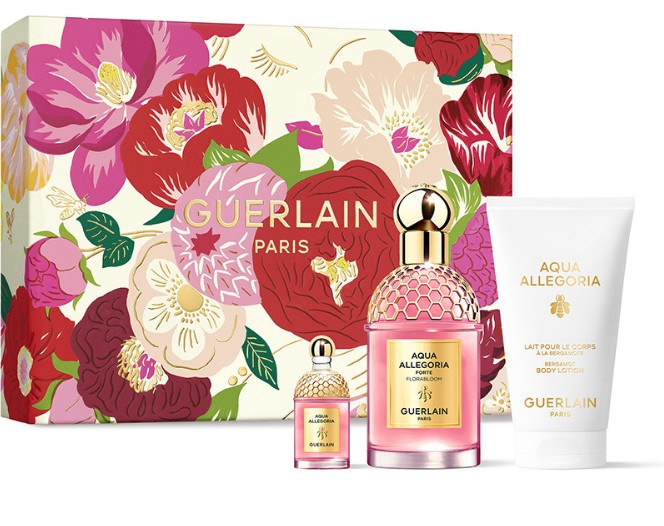Guerlain Aqua Allegoria Forte Florabloom - EDP 75 ml + tělové mléko 75 ml + miniatura 7,5 ml