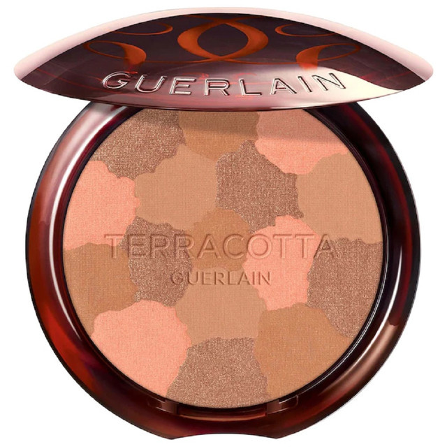 GUERLAIN Terracotta Light bronzující rozjasňující pudr plnitelný odstín 05 Deep Warm 10 g