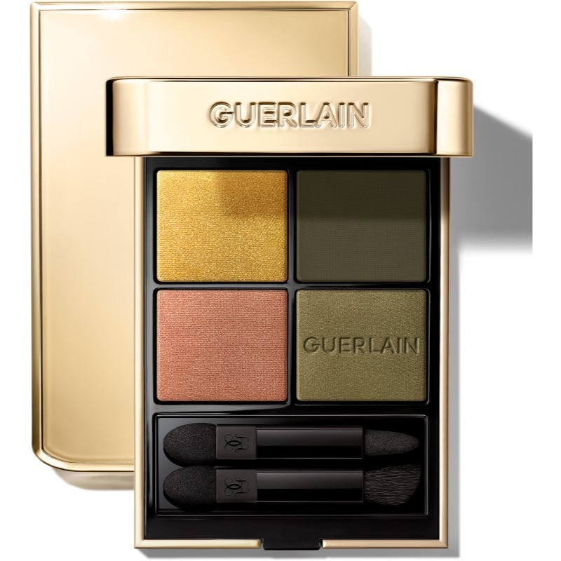 GUERLAIN Ombres G paleta očních stínů limitovaná edice odstín 870 Emerald Feather 4x1.5 g