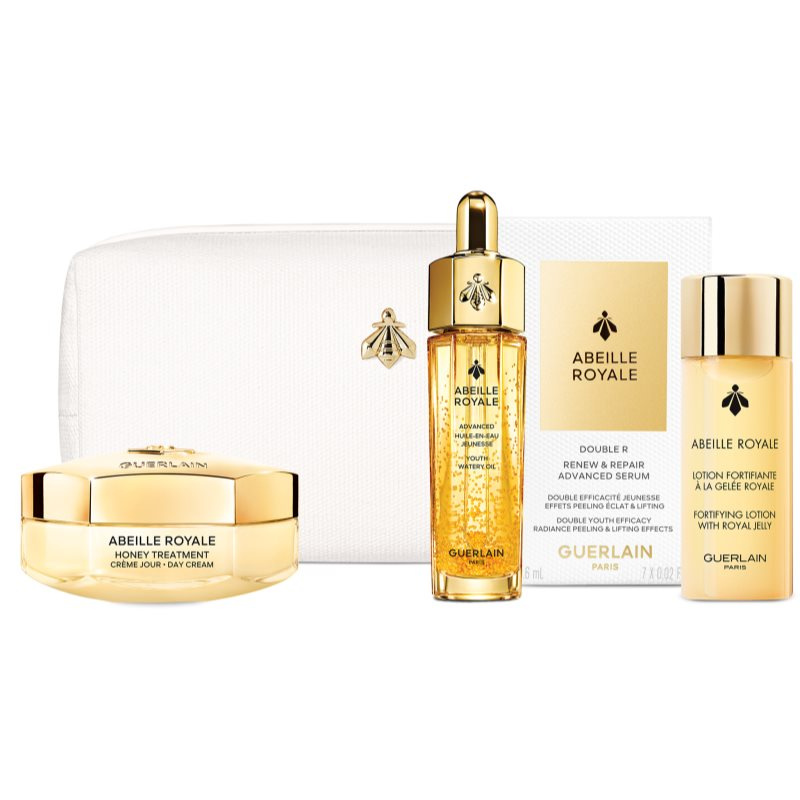 GUERLAIN Abeille Royale Honey Treatment Day Cream Age-Defying Programme sada pro péči o pleť