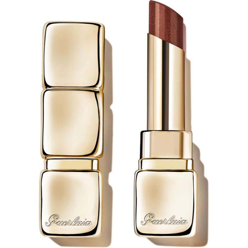 GUERLAIN KissKiss Bee Glow vyživující a hydratační balzám na rty odstín 878 Pearly Dahlia 3.2 g