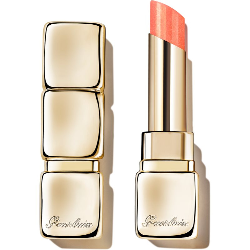GUERLAIN KissKiss Bee Glow vyživující a hydratační balzám na rty odstín 389 Pearly Peach 100 g