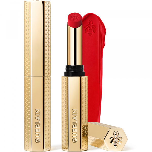 GUERLAIN KissKiss luxusní rtěnka s medem odstín 510 Petal Red 1.85 g