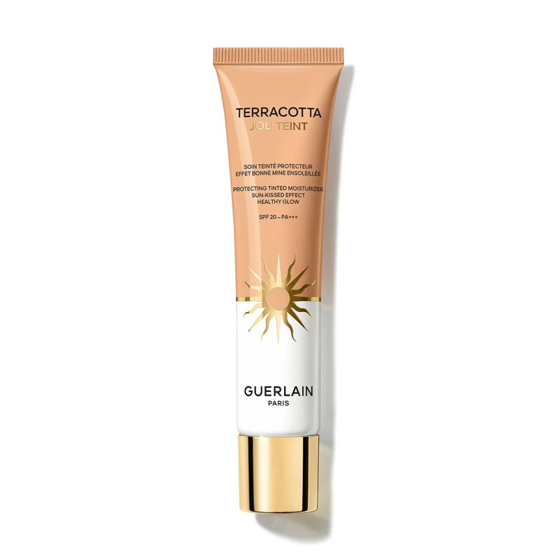 GUERLAIN Terracotta Joli Teint Protecting Tinted Moisturizer rozjasňující make-up pro přirozený vzhled SPF 20 odstín 20 Golden 30 ml