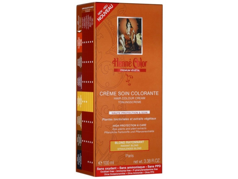 Henné Color Premium Végétal Tónovací přeliv Zlatá blond, 100ml