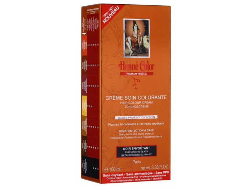 Henné Color Premium Végétal Tónovací přeliv Černá, 100ml