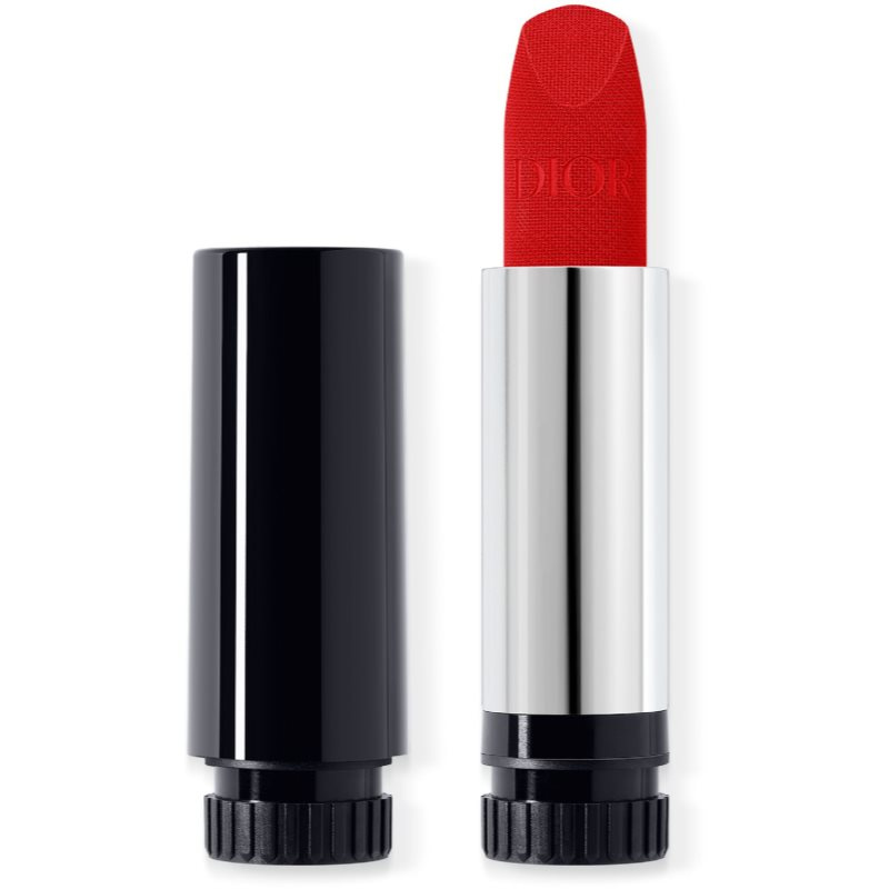 DIOR Rouge Dior The Refill dlouhotrvající rtěnka náhradní náplň odstín 999 Velvet 3,5 g