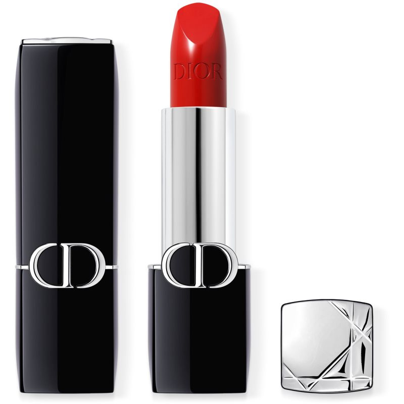 DIOR Rouge Dior dlouhotrvající rtěnka plnitelná odstín 080 Red Smile Satin 3.5 g