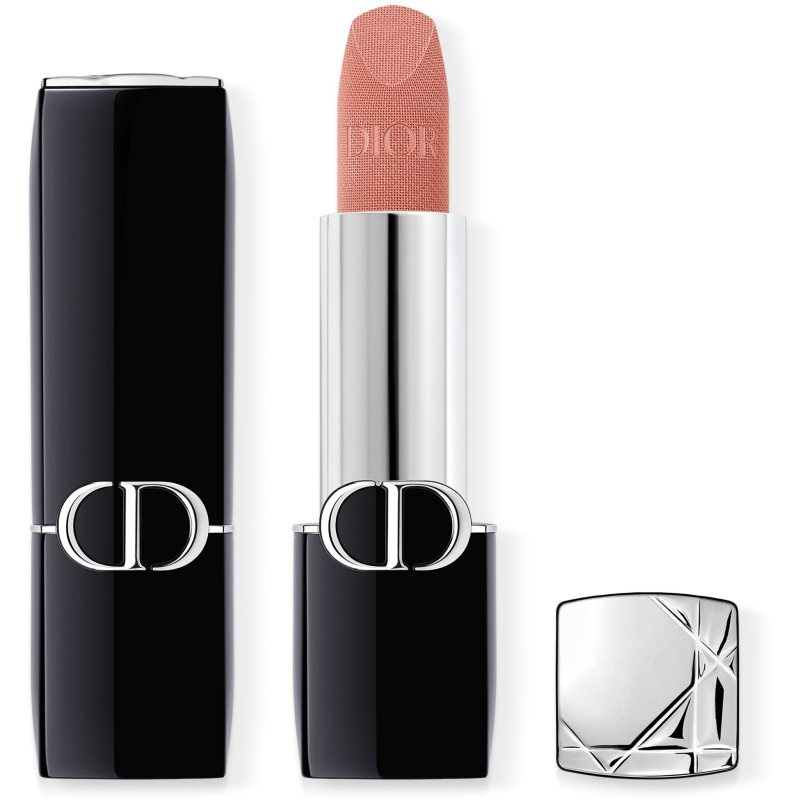 DIOR Rouge Dior dlouhotrvající rtěnka plnitelná odstín 221 Frou-frou Velvet 3,5 g