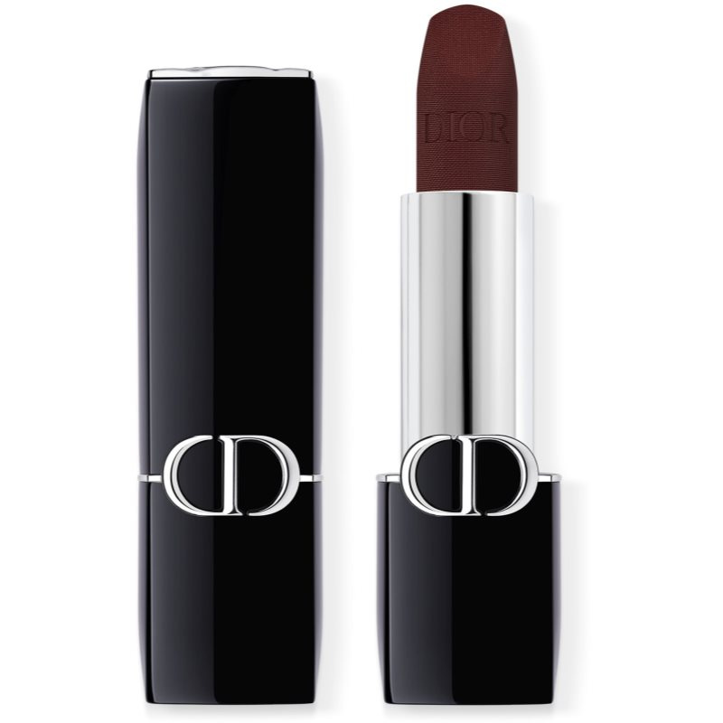 DIOR Rouge Dior Balm hydratační balzám na rty plnitelný odstín 001 Diormidnight 3.2 g