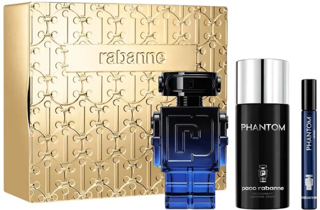 Rabanne Phantom Intense - EDP 100 ml + deodorant ve spreji 150 ml + EDP 10 ml