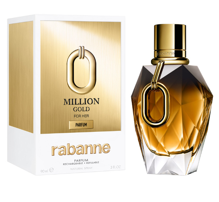 Rabanne Million Gold For Her Le Parfum parfém plnitelný pro ženy 90 ml