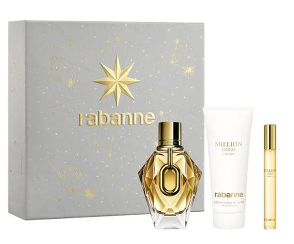 Rabanne Million Gold For Her - EDP 90 ml + tělové mléko 100 ml + EDP 10 ml