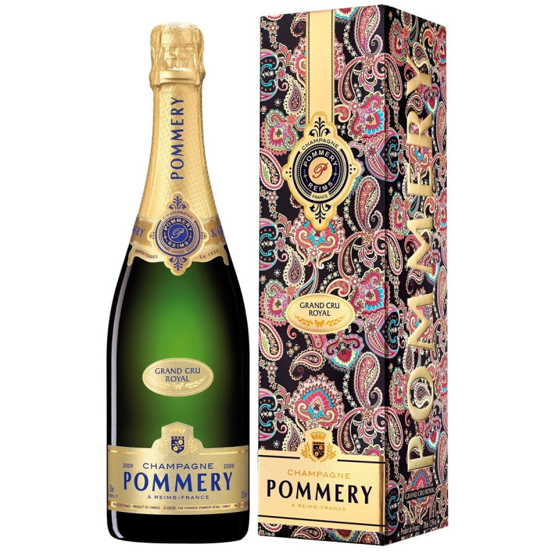 Champagne Pommery Grand Cru Royal brut, Gift box, limitovaná edice