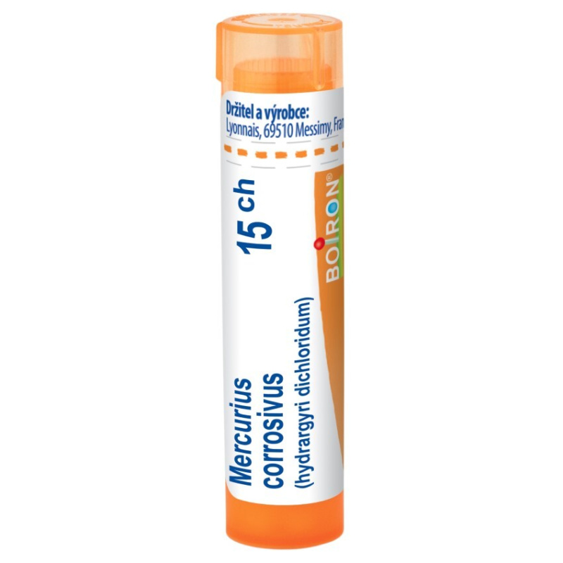 Boiron MERCURIUS CORROSIVUS CH15 granule 4 g