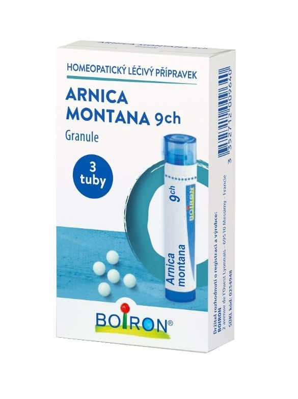 Arnica Montana CH9 gra.4g 3 tuby
