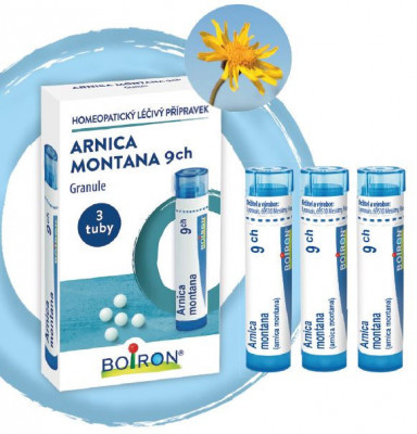 Arnica Montana CH9 gra.4g 3 tuby