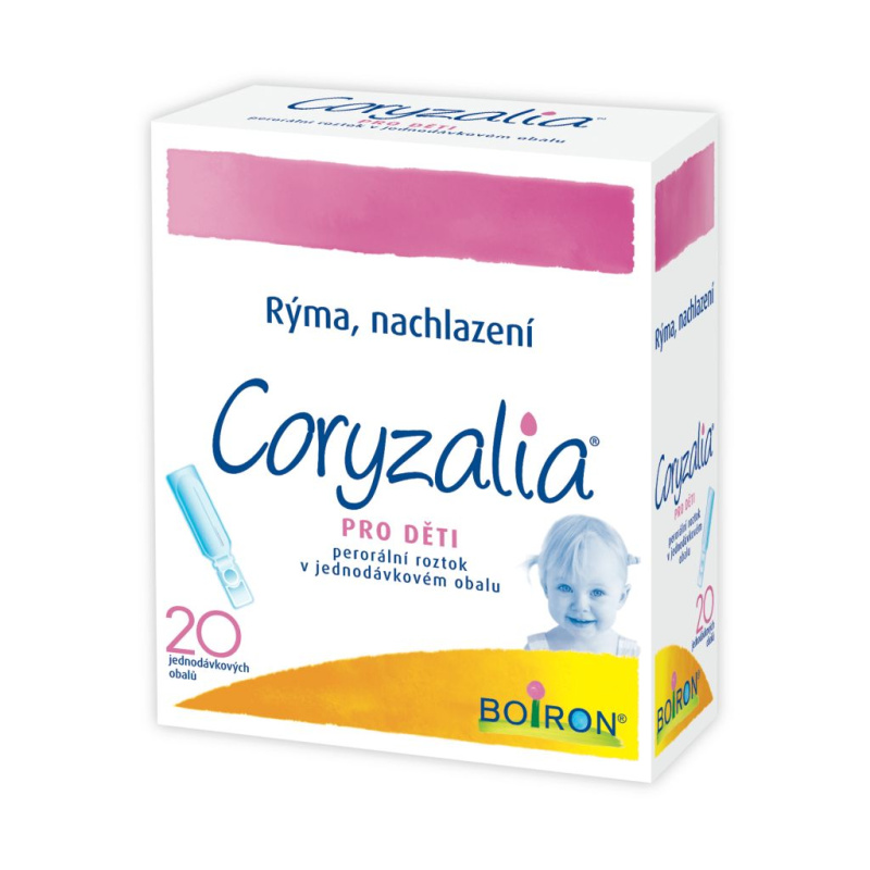 CORYZALIA PRO DĚTI Perorální roztok v jednodávkovém obalu 20X1ML